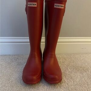 Hunter Red Rain Boots